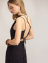 Robe longue en broderie anglaise avec d&eacute;collet&eacute; dos image number 2