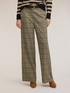 Pantalon palazzo en fil teint &agrave; carreaux image number 2