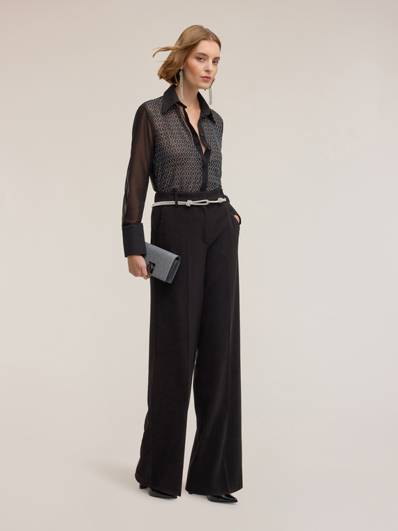 Palazzo pants in polyviscose