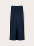 Pantaloni palazzo din twill de bumbac image number 3