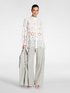 Perforated lace shirt image number 3