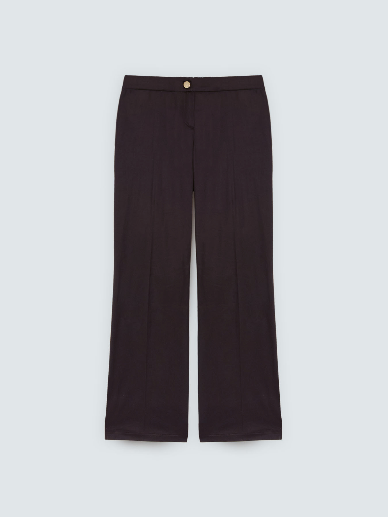 Regular stretch cotton trousers image number 4