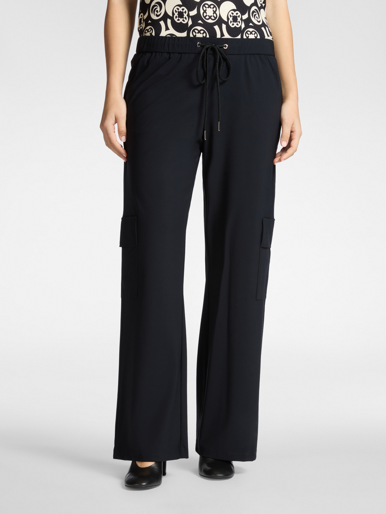 Pantalones cargo de jersey image number 2