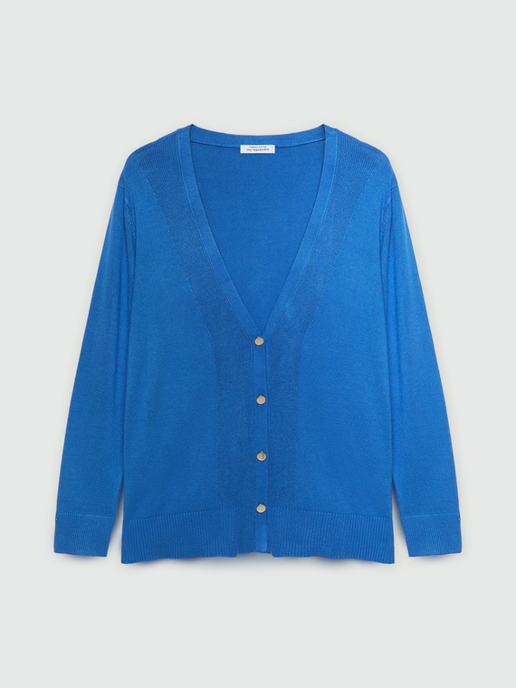 Cardigan mit V-Ausschnitt und Viskose LENZING™ ECOVERO™