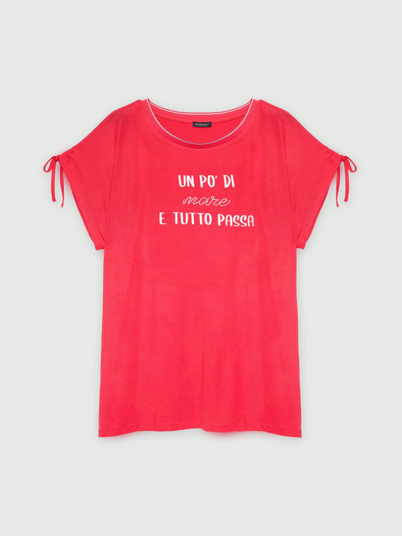 Camiseta bordada en viscosa LENZING™ ECOVERO™