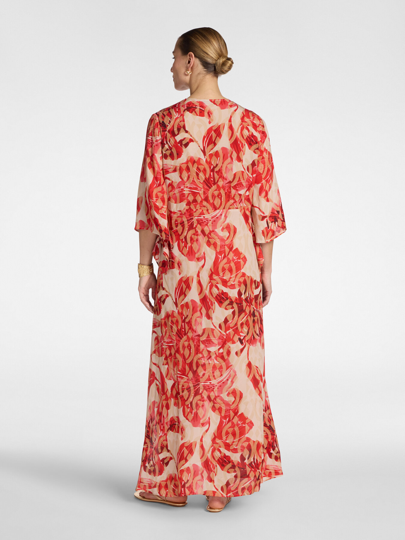 Printed long dress image number 1