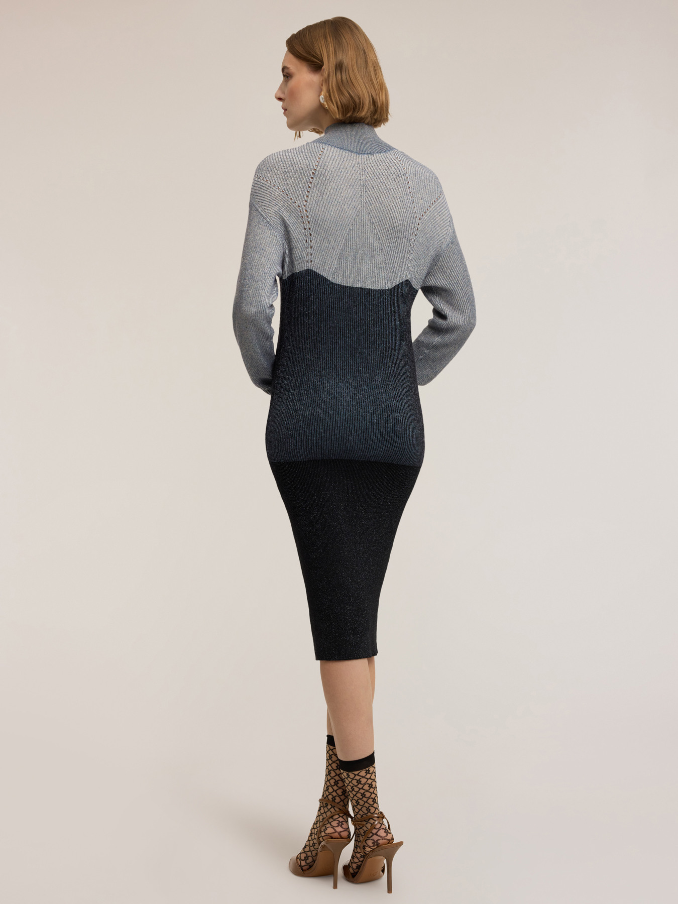 Vestito tubino in maglia misto lurex image number 1