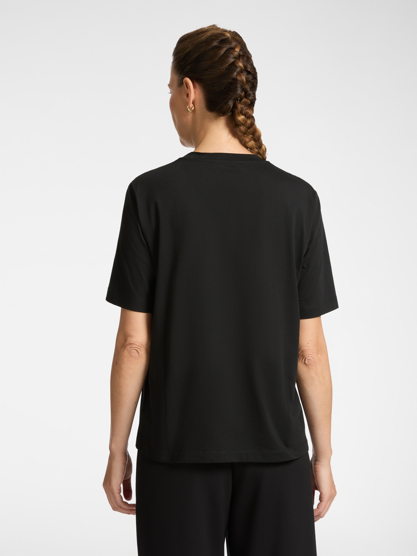 Camiseta de corte relaxado com bordado Monograma image number 1