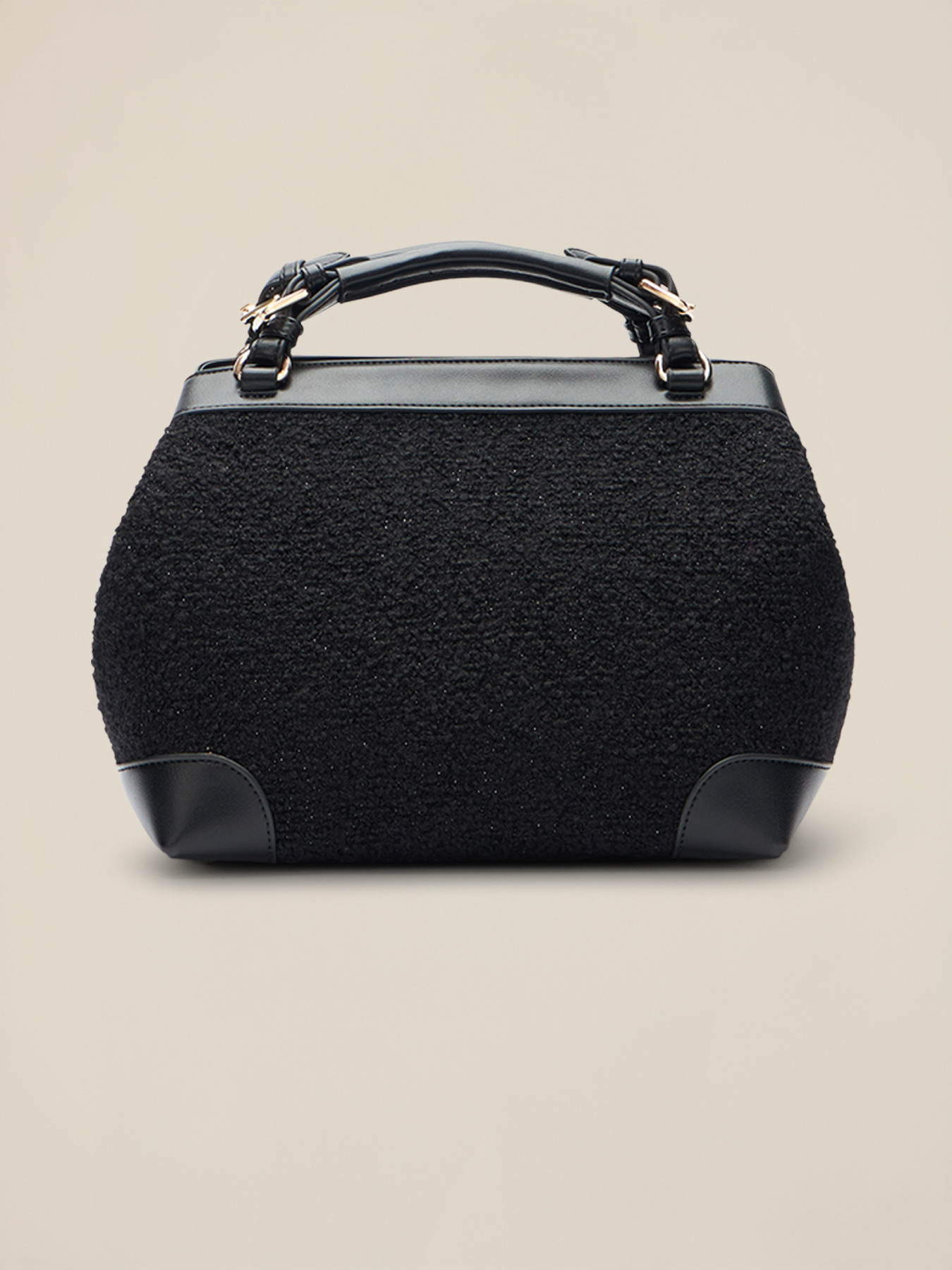 Borsa bauletto in tweed image number 2