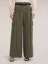 Palazzo pants with cargo pockets image number 2
