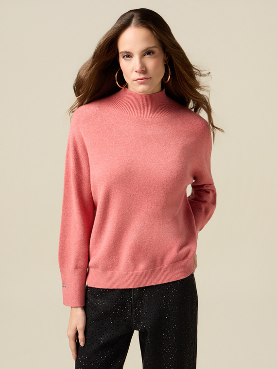 Viscose blend turtleneck