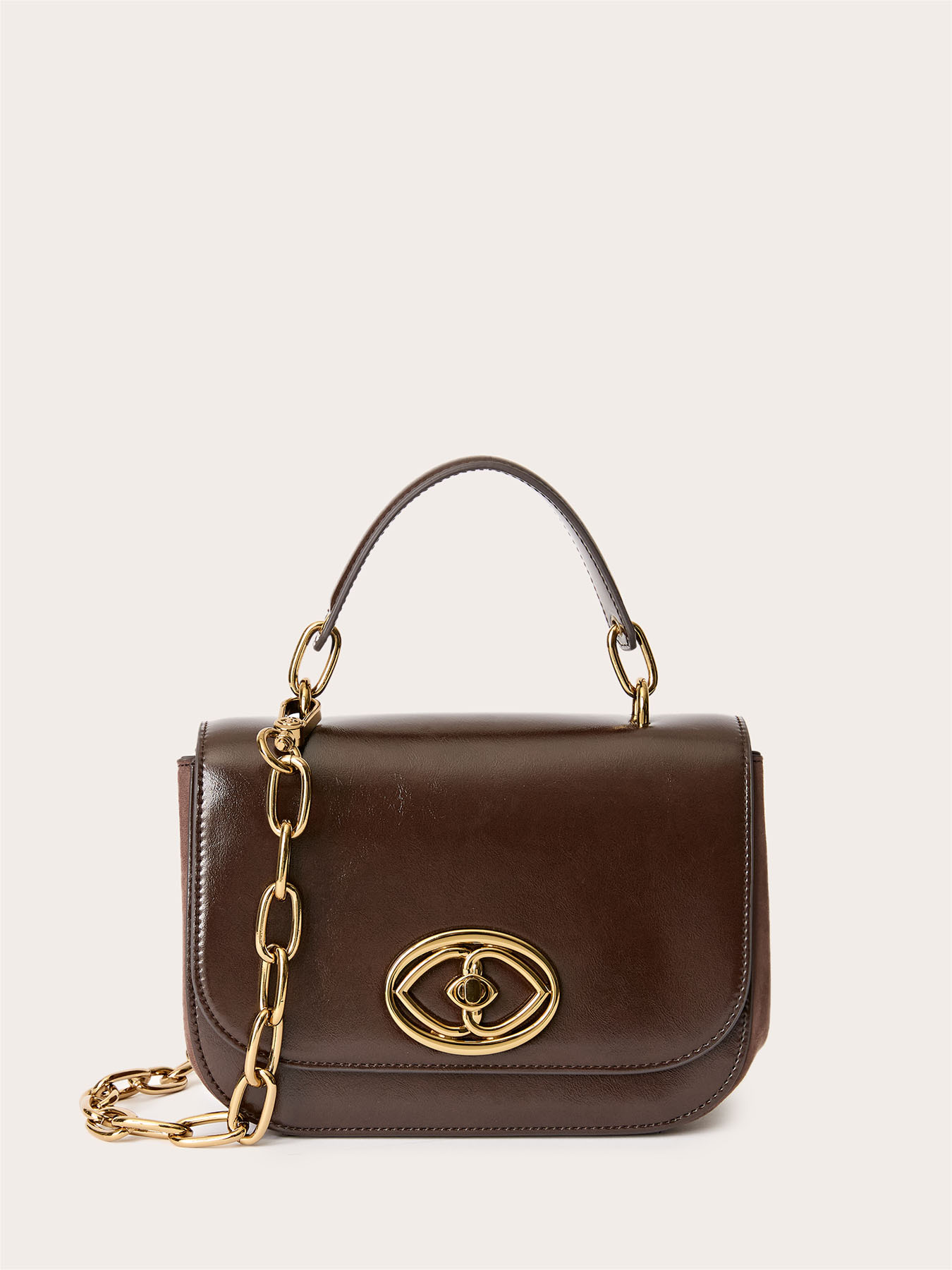 Small bag in double fabric image number 1