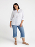 Linen and jersey shirt image number 2