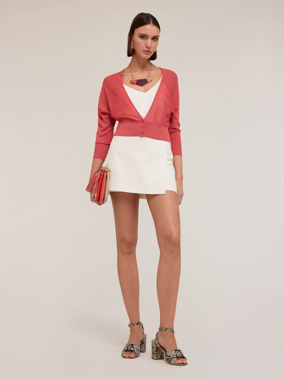 Cardigan en maille fine lurex