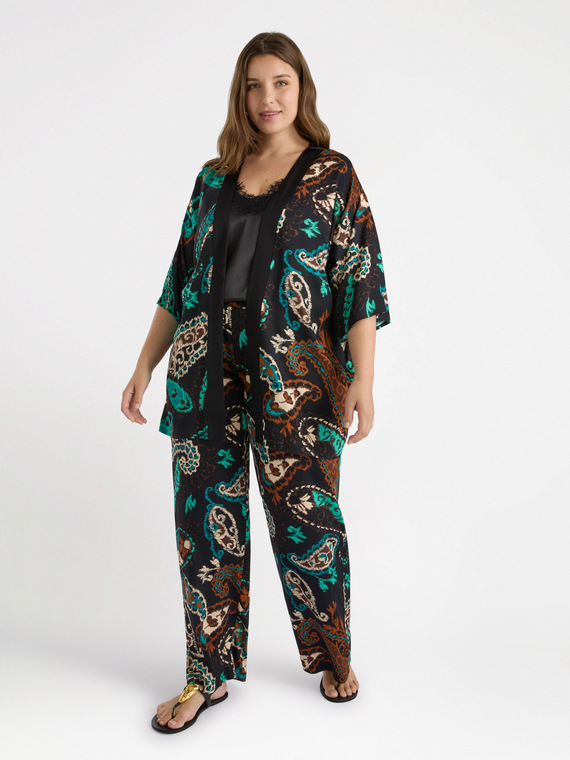 Gerade Hose mit Print