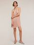Mini dress in raso con dettaglio collana image number 1