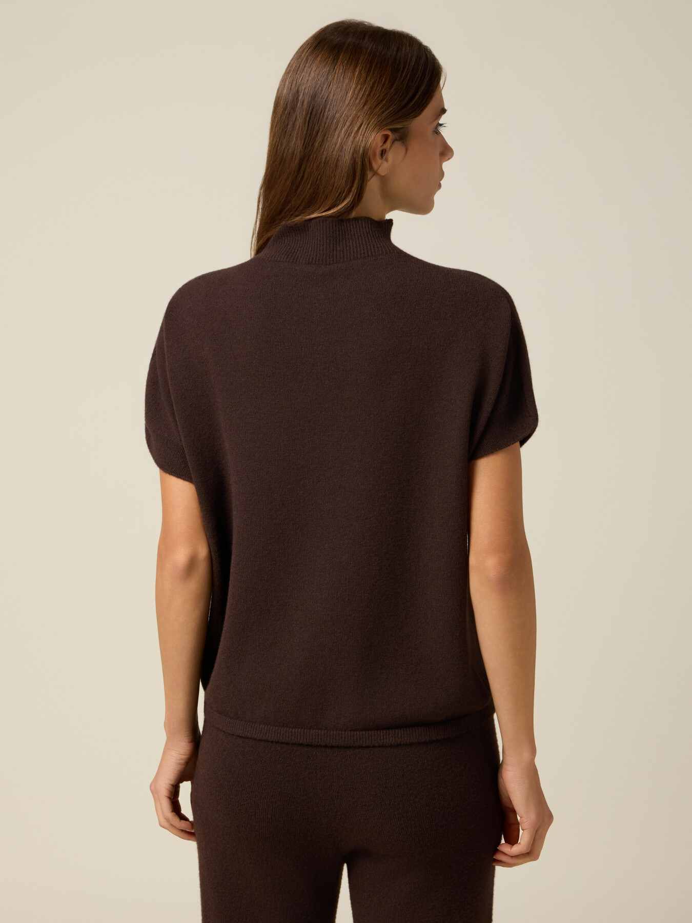 Maglia dolcevita maniche corte image number 1