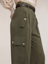 Palazzo pants with cargo pockets image number 3