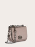 Medium bag in silver shimmer fabric image number 3