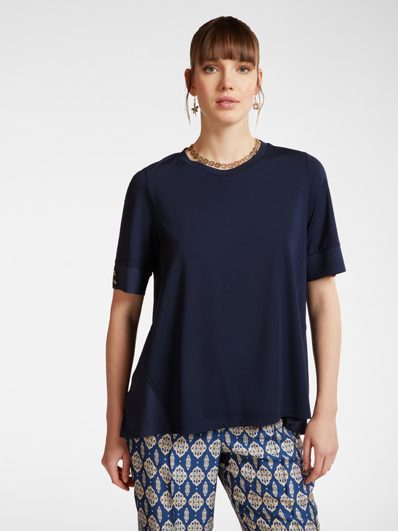 T-shirt avec insert dans le dos