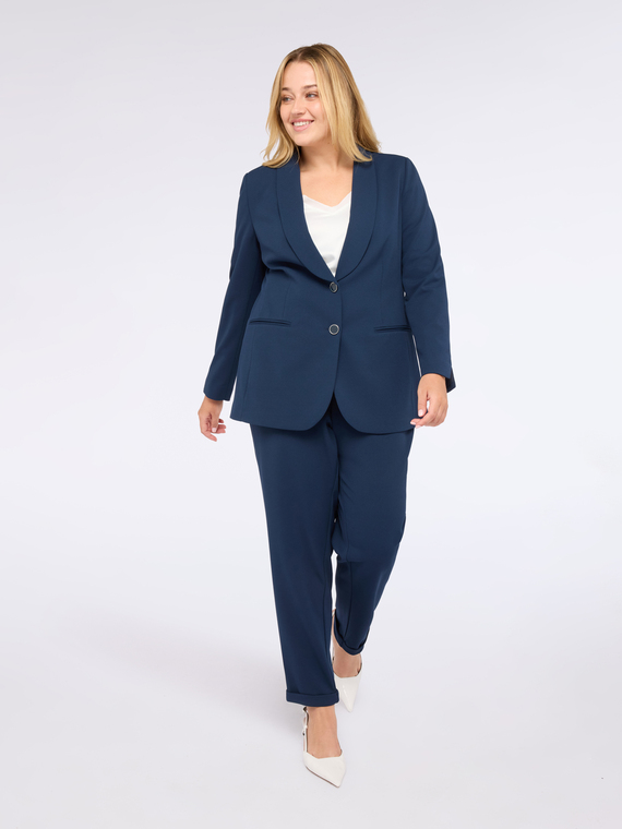 Fitted blazer in stretch fabric