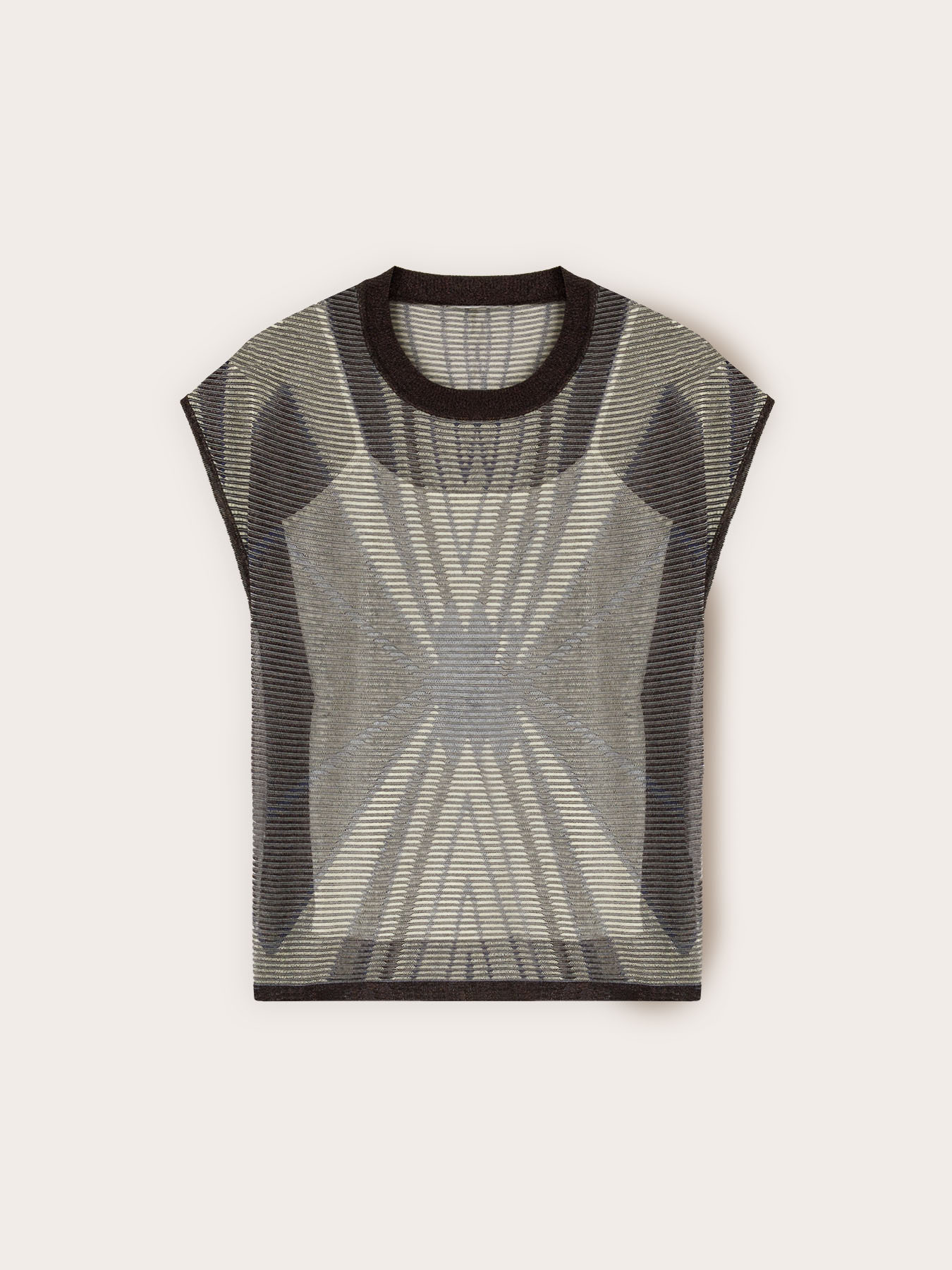 Geometric print kimono-style top image number 0