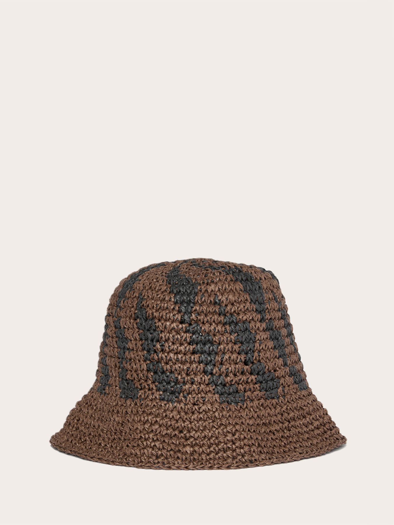 Sombrero bucket de estera trenzada image number 1