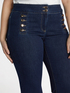 Flare-Jeans mit Knöpfen vorn image number 2