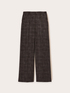 Piece-dyed palazzo trousers image number 4