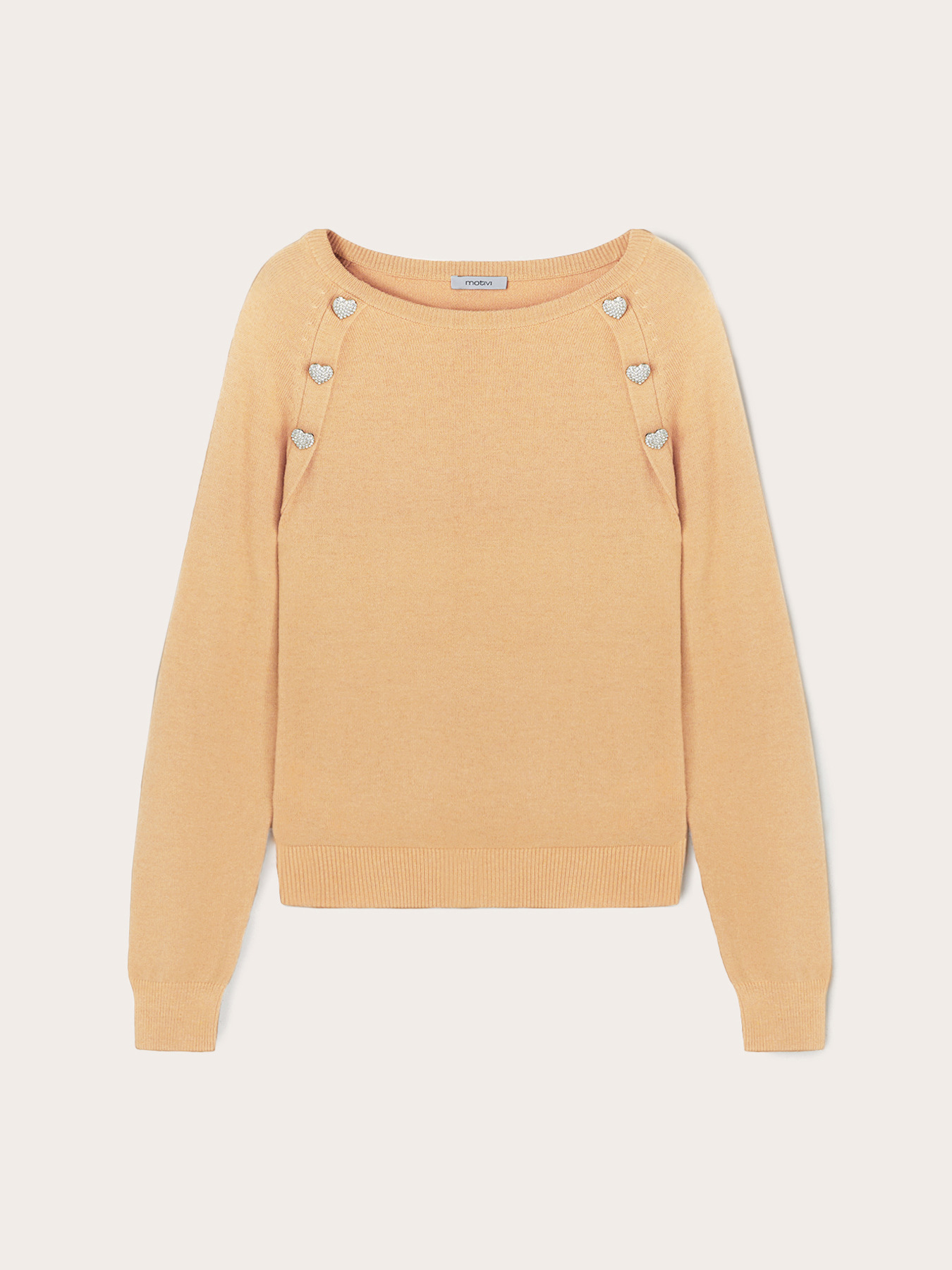 Pull-over avec boutons bijoux image number 1