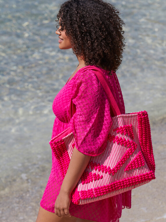 Borsa da mare intrecciata
