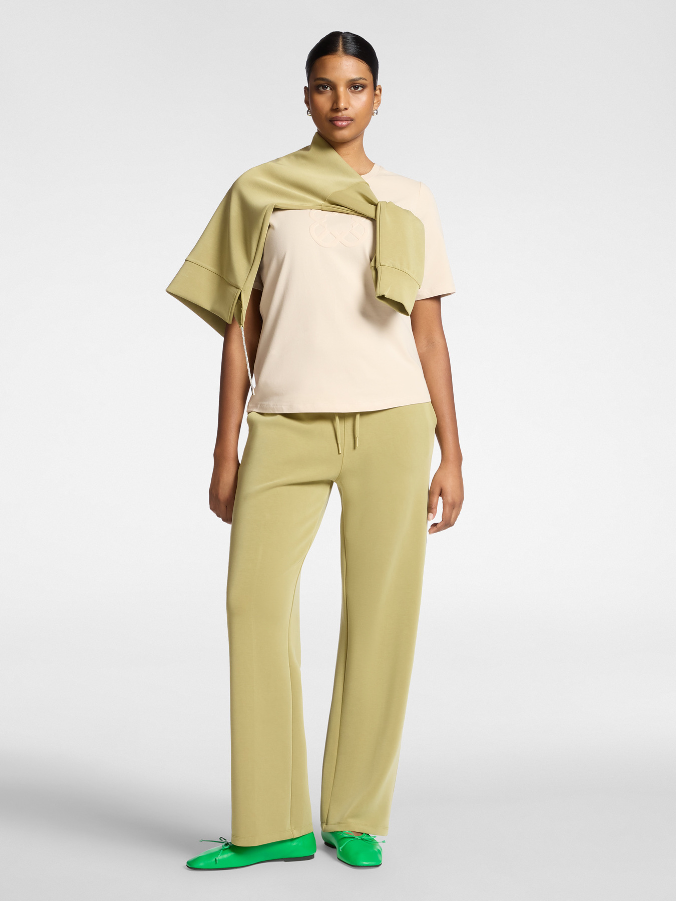 Cotton t-shirt with Monogram logo image number 2