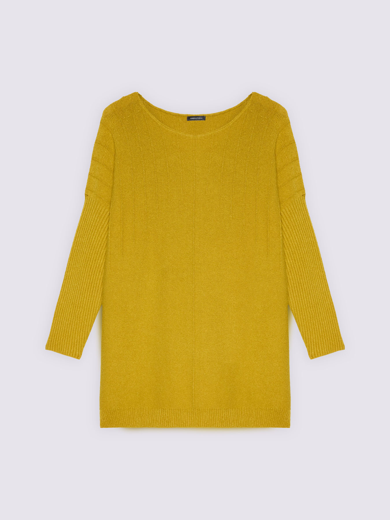 Pull long avec encolure bateau image number 4