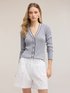 Cardigan en tricot c&ocirc;tel&eacute; m&eacute;lang&eacute; lurex image number 3