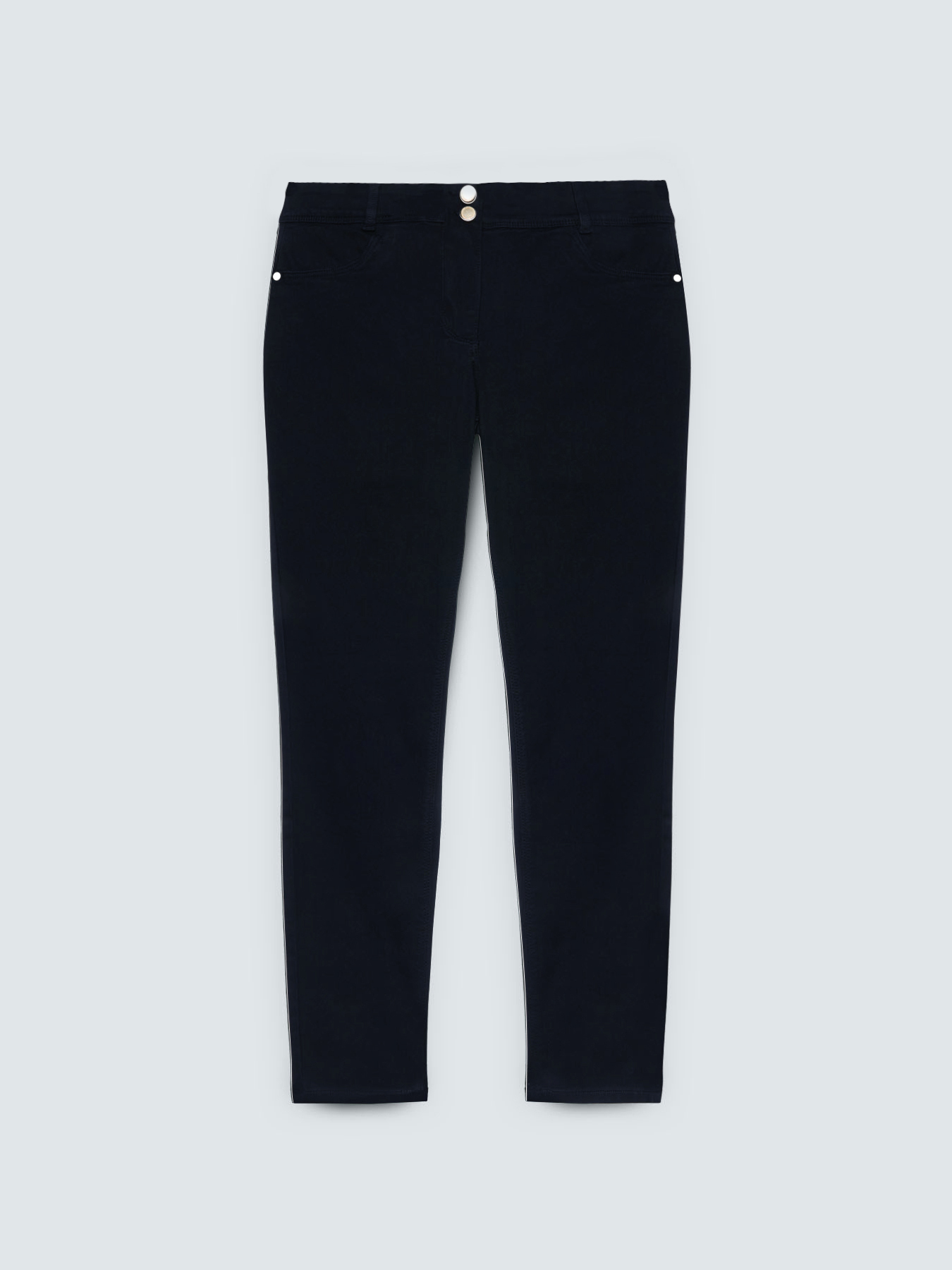 Skinny Jeans total black image number 5