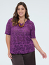 Jacquard T-shirt with print image number 0
