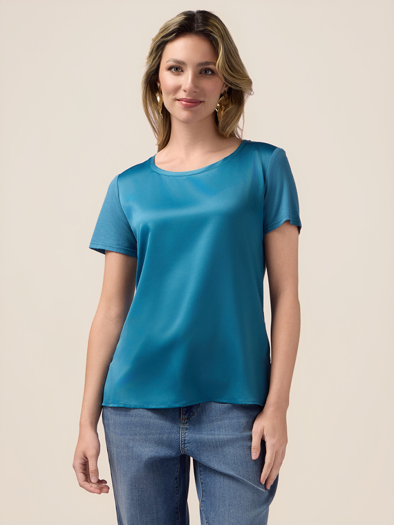 T-shirt bimaterica