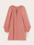 Short dress with pleated sleeves image number 4