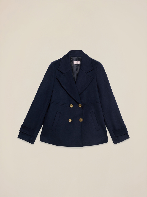 Cappotto corto doppiopetto