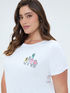 Jersey t-shirt with New York embroidery image number 3