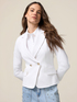Blazer doppiopetto in punto milano image number 0