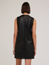Coated fabric openwork sheath dress image number 1