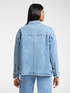 Stone washed denim jacket image number 1