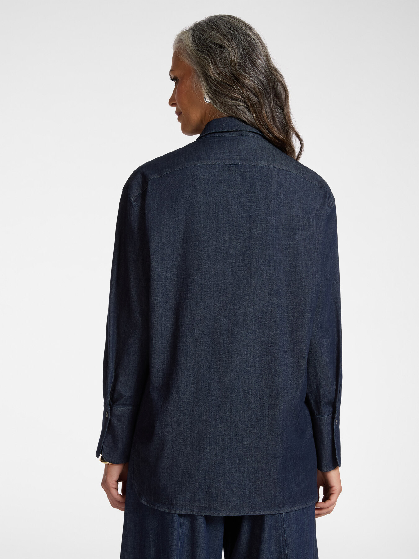 Camicia in chambray image number 1