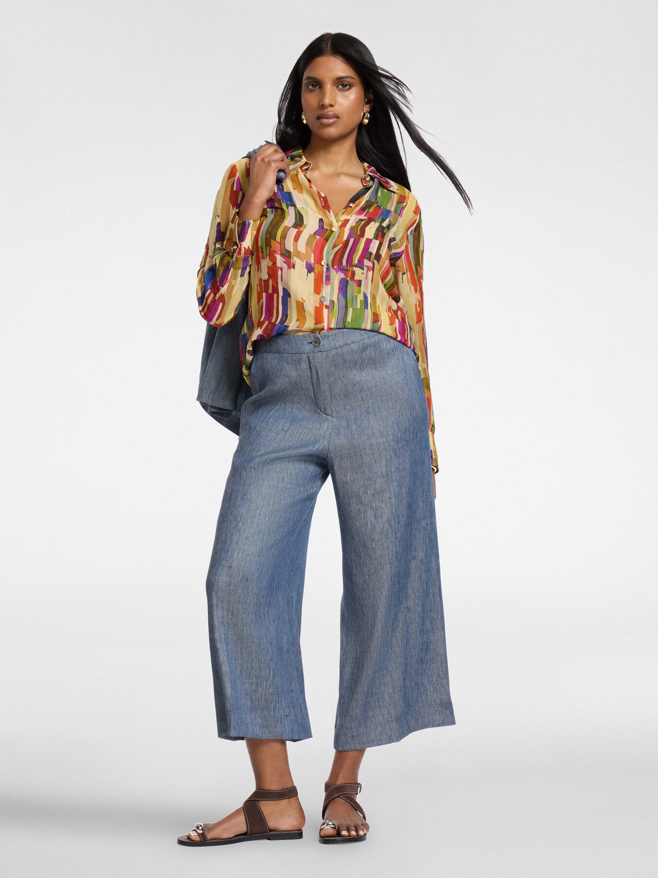 Camicia in viscosa stampata image number 2