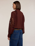 Shirt with inlaid sleeves image number 1