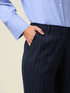 Pantaloni evazați în dungi image number 4