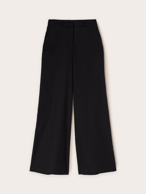 Pantaloni palazzo in cotone