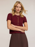 Pull manches courtes en cachemire image number 2