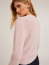 Cardigan ad incrocio in cotone image number 2